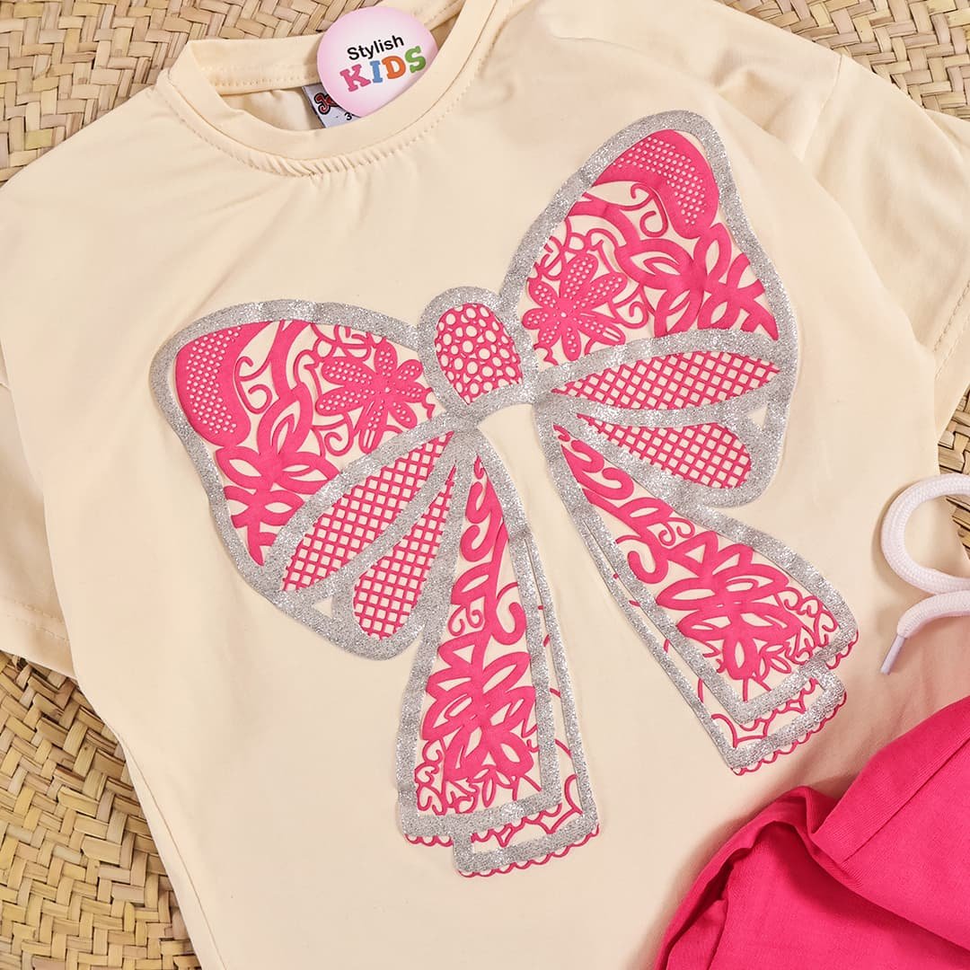 Set ruban short rose hover