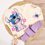 Set Stitch™ caleçon mauve - Vêtement fille tendance Stylish Kids Tunisie