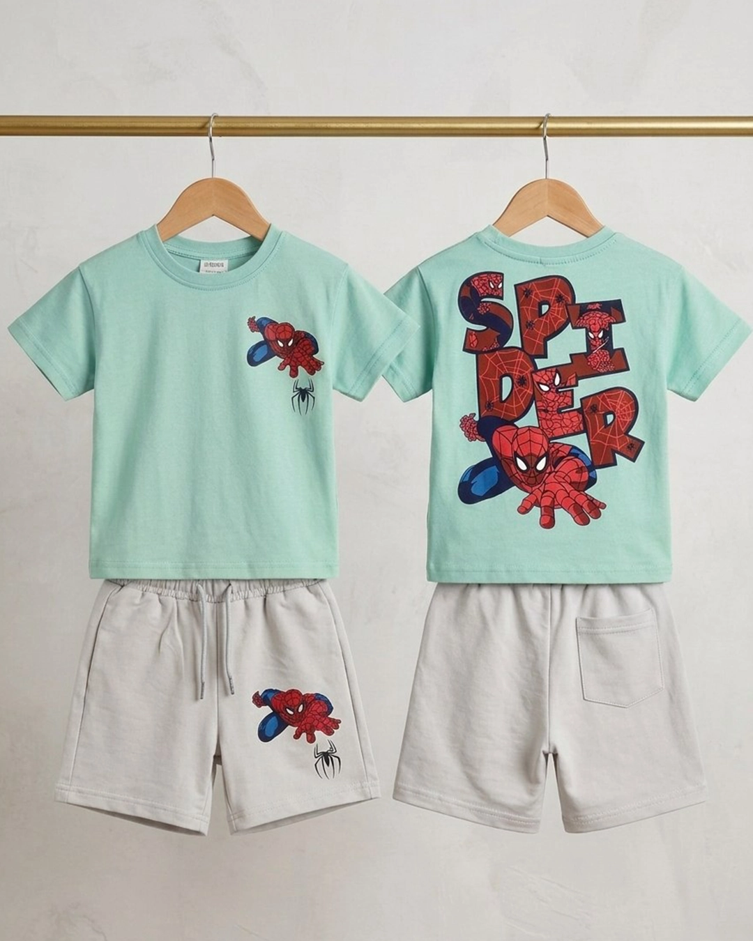 Ensemble Spider-Man Garçon 100 % Coton | 1 à 6 Ans - vue 3