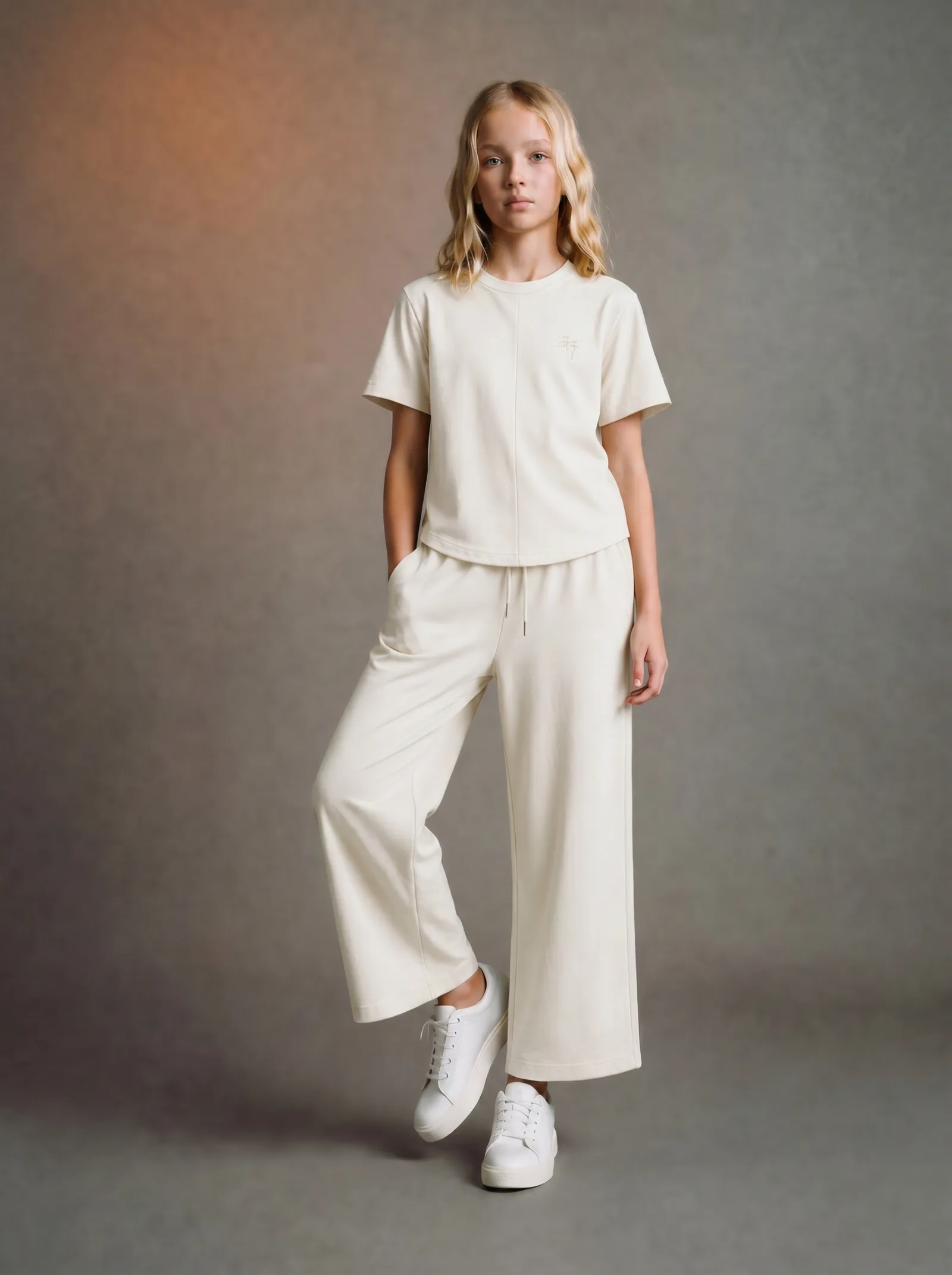 Set Fillette Chic - Blanc Cassé - vue 3