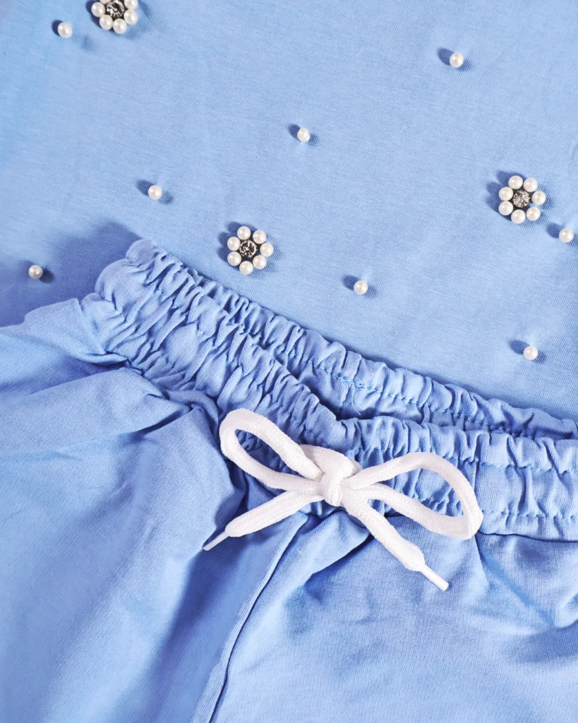Ensemble Bleu Perlé