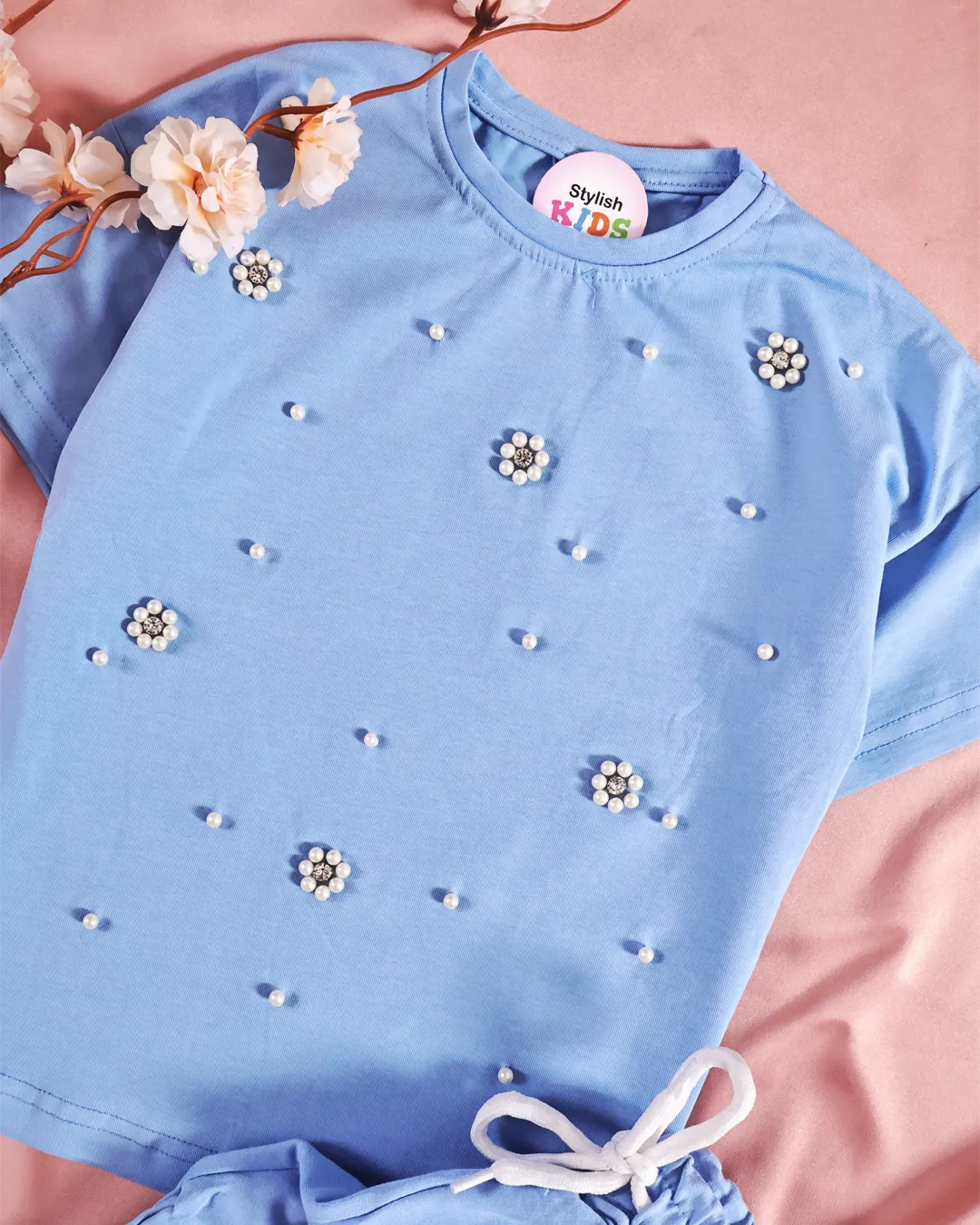 Ensemble Bleu Perlé hover