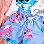 Vue 3 Ensemble Stitch Bleu - Collection fille Stylish Kids