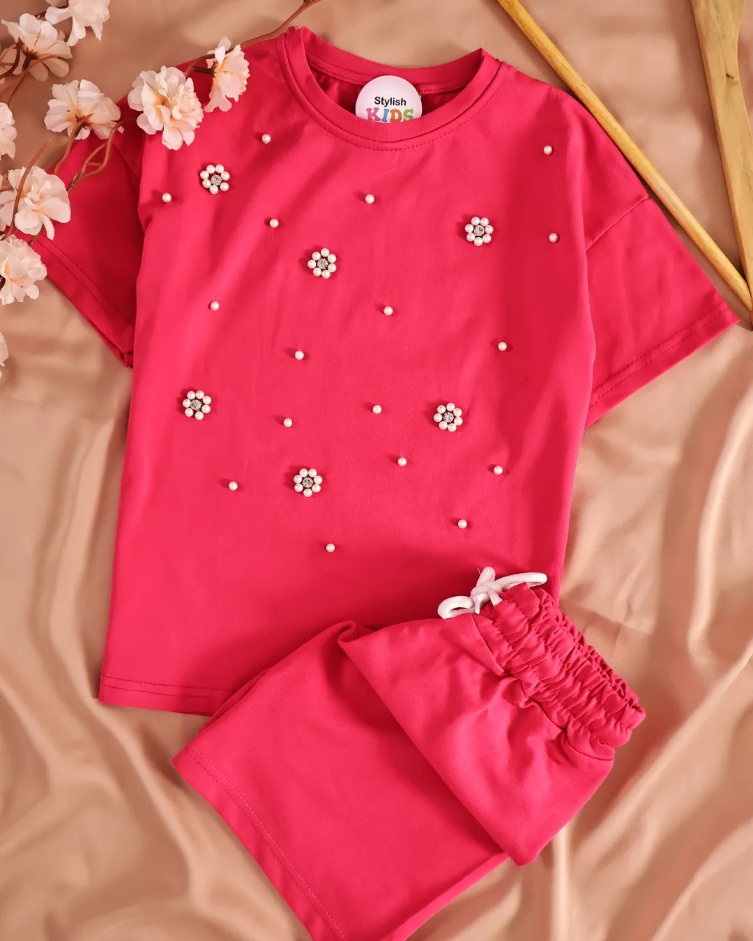 Ensemble Rose Fuchsia Perlé hover