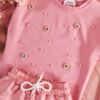 Ensemble Rose Clair Perlé — Rose Clair — Stylish Kids Tunisie