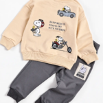 Ensemble Snoopy Garcon detail tissu doux et finitions premium - Stylish Kids