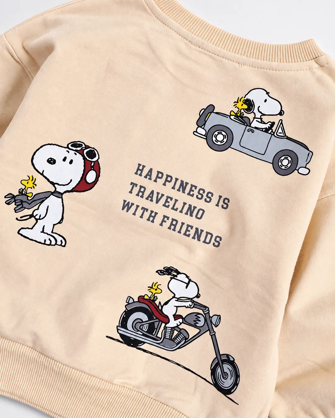 Ensemble Garcon Snoopy vue pantalon molleton et finitions - Mode garcon Tunisie