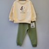 Ensemble Garçon Molleton Snoopy – Beige & Kaki — Stylish Kids Tunisie