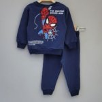Détail imprimé Spider-Man sweat bleu marine garçon - Stylish Kids Tunisie