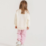 Vue d ensemble fillette 100% coton Stitch GAP rose et écru - Vêtements enfant Tunisie