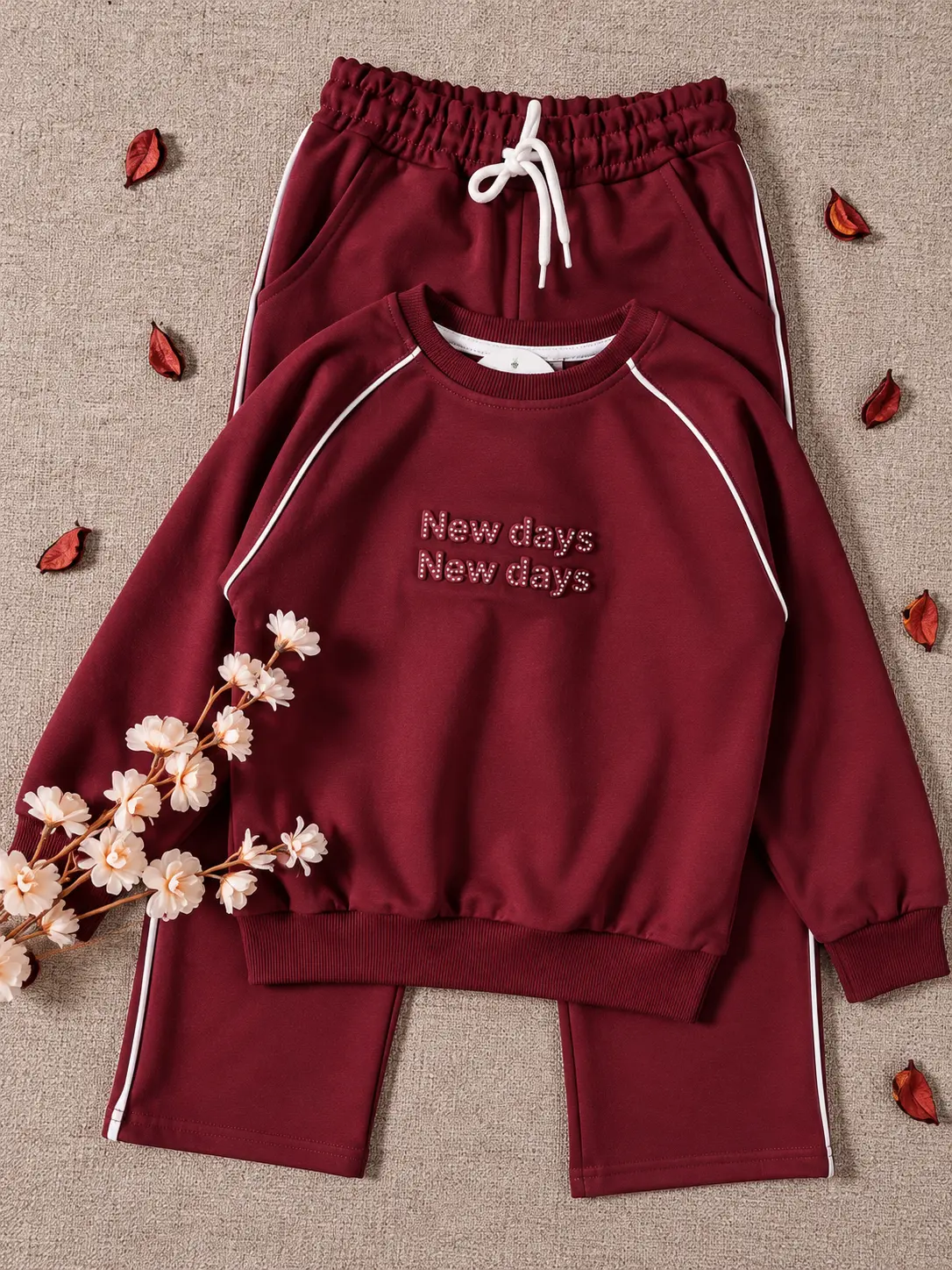Ensemble New Days Rouge — Vêtement Enfant Stylish Kids Tunisie