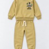 Ensemble Garçon 100% Coton Molleton Space Explorer – Moutarde — Stylish Kids Tunisie