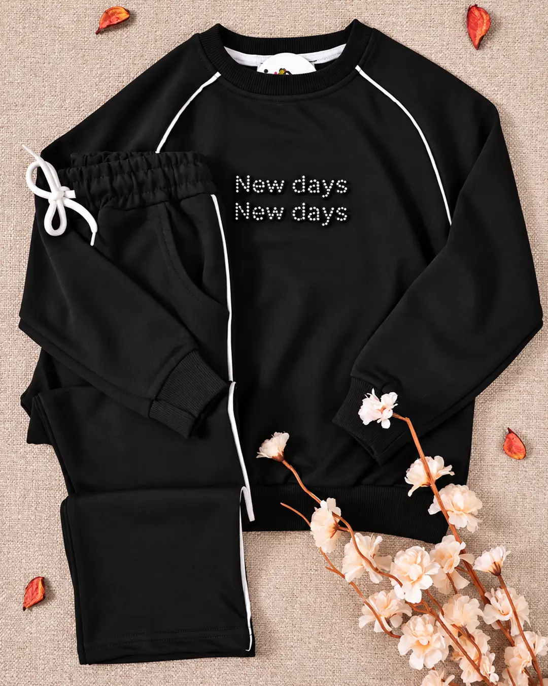 Ensemble New Days Noir — Vêtement Enfant Stylish Kids Tunisie