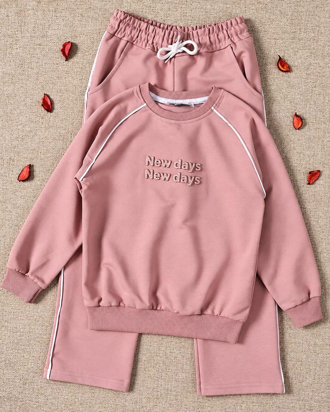 Ensemble New Days Rose — Vêtement Enfant Stylish Kids Tunisie